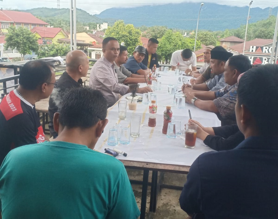 Suasana rapat persiapan TPD AMIN Kabupaten Dharmasraya